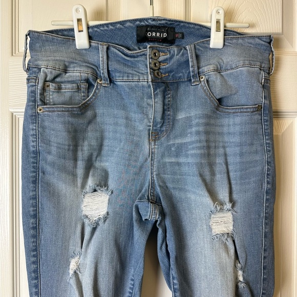 Torrid Premium Stretch Distressed Skinny Jeans - Picture 2 of 6